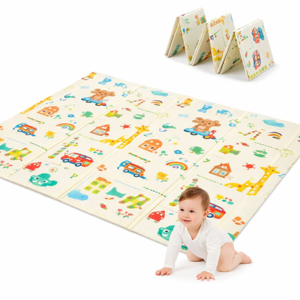 ✨ Tapis mousse bébé 200×180cm – حماية كاملة